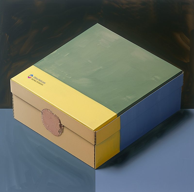 Sturdy Storage Box Fold Packaging Corrugated Carton Custom Closing Self Stick Zipper Paper Box