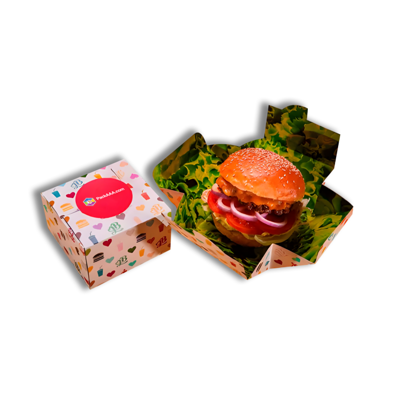 Customizable Eco-Friendly Burger Packaging Boxes | Stylish Designs For Businesses & Retail