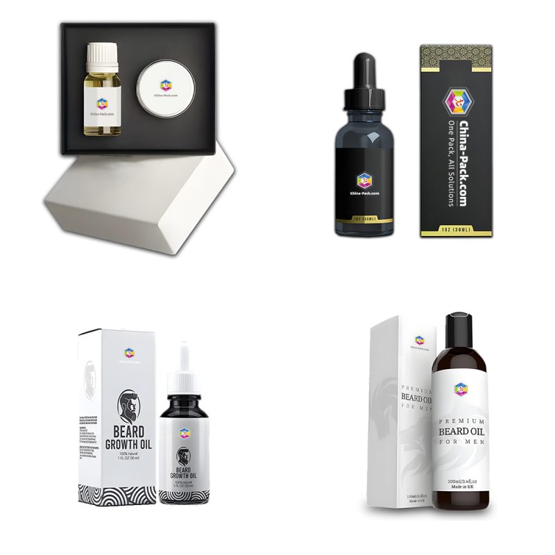 Custom Luxury Beard & Hair Oil Packaging Boxes | Premium Quality Serum Bottle Designs